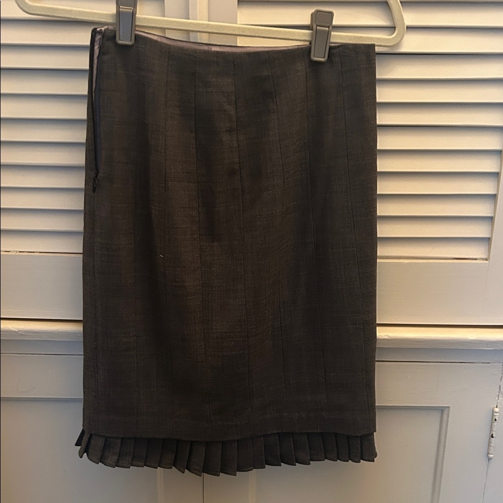 Rebecca Taylor Dark Gray Pencil Skirt